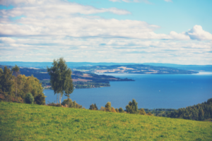 Her ser du hjertet av Innlandet, Mjøsa og dens fine områder.