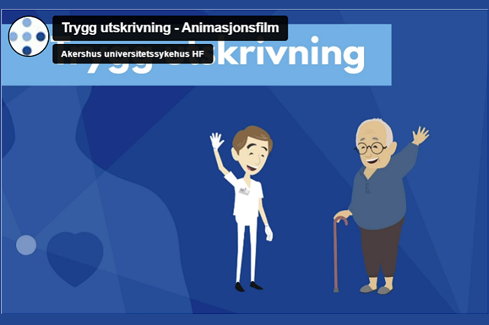 Mann med stokk vinker til ung mann i hvit uniform