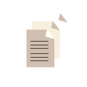 Illustrasjon av dokumenter Anette Brekke-Bjørkedal / Oslo kommune