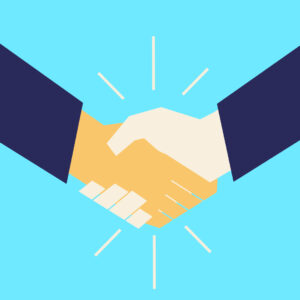 Håndtrykk vektorgrafikk Illustrasjon: Anette Brekke-Bjørkedal / Oslo kommune