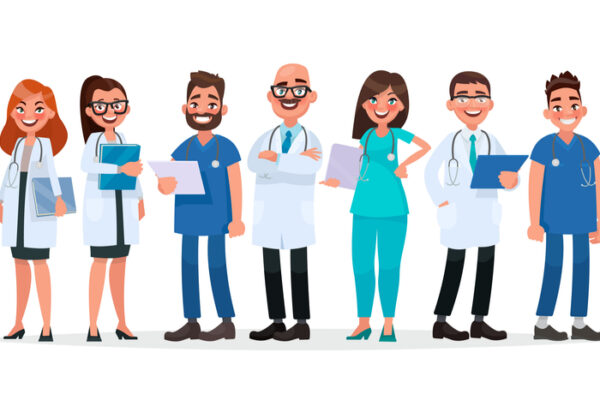 Helsepersonell - illustrasjon