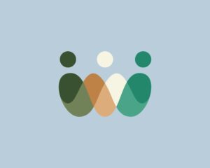 Illustrasjon som symboliserer samhold og samarbeid
