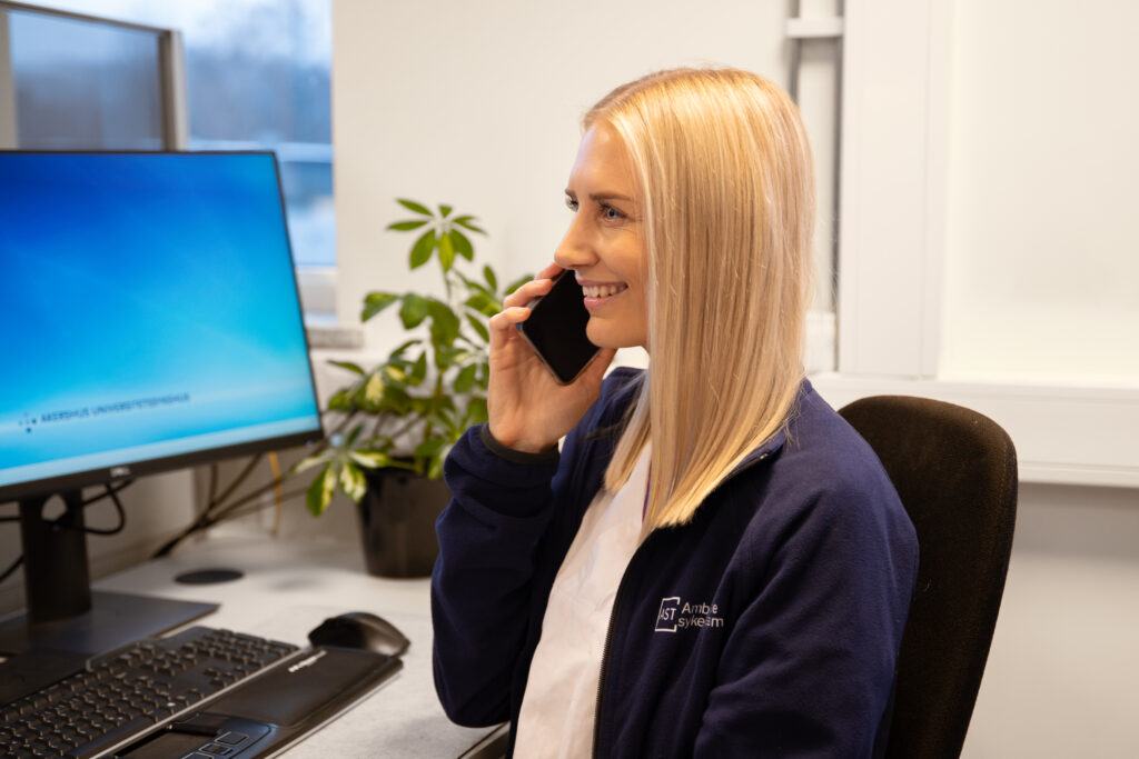 Sandra Rkeness, sykepleier , Ambulerende sykepleieteam.