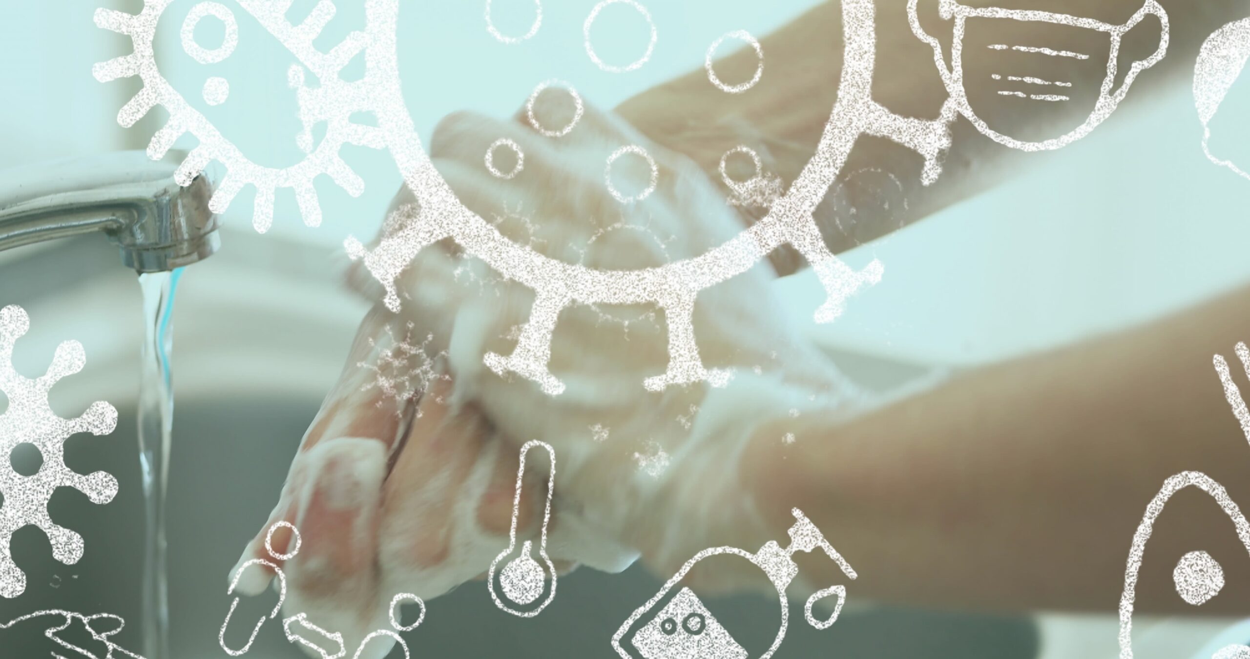 fotografi av person som vasker hendene med såpe