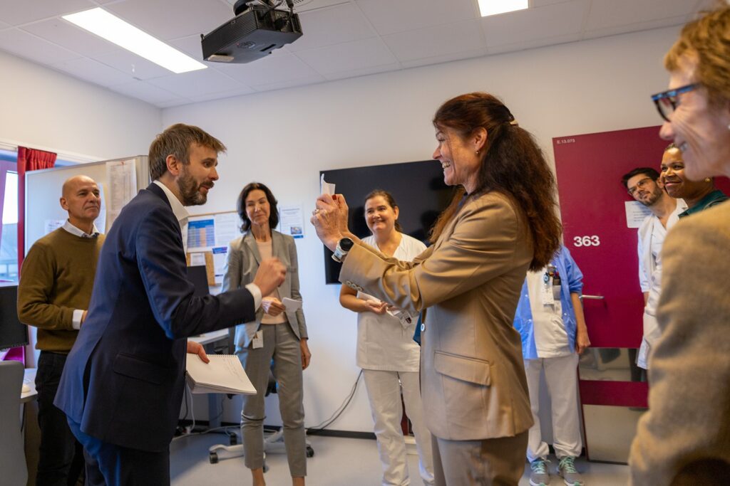 Diakonhjemmet sykehus: AGT team på medisin helseministeren